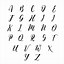 Image result for Calligraphy Alphabet Worksheets