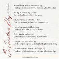 Image result for Christmas Poems About Jesus Birth