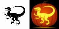 Image result for Printable Dinosaur Pumpkin Carving Stencils