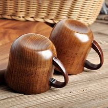 Image result for Wooden Cup with Lid