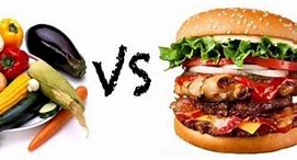 Image result for Vegetarian vs Meat
