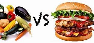 Image result for Vegeterian vs Meat Difference