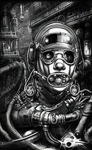 Image result for Steampunk Robots Drawing with Gaps