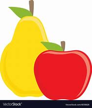 Image result for Apple and Pear Cartoon