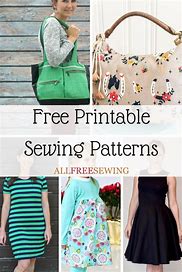 Image result for Free Small Printable Sewing Patterns