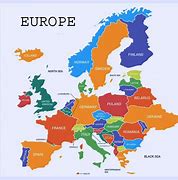 Image result for Europe Continent of a Map