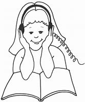 Image result for Person Listening to Music Clip Art