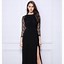 Image result for Black Lace Dresses with Sleeves