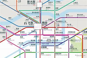 Image result for Osaka Transport Map