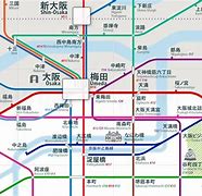 Image result for Osaka Metro Map
