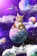 Image result for Space Cat Wallpaper Two Monitors