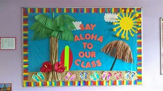 Image result for Summer Beach Themed Bulletin Board Ideas