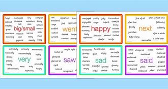 Image result for Interesting Words Vocabulary Cards