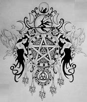 Image result for Wiccan Pentagram Tattoo