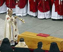 Image result for Pope John Paul II Coffin