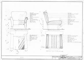Image result for Furniture Technical Drawing