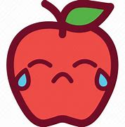 Image result for Sad Apple Clip Art