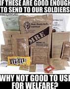 Image result for MRE Military Meme