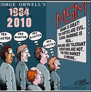 Image result for George Orwell Cartoon