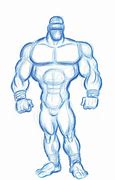 Image result for How to Draw Strong Man