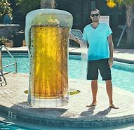 Image result for Plastic Pool with Beer