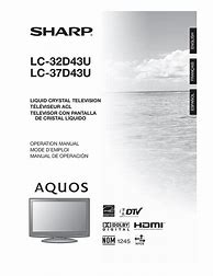 Image result for Older Sharp TV Manual