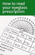 Image result for Sample Eyeglass Prescription