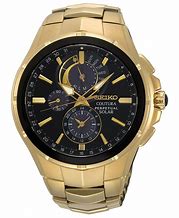 Image result for Latest Seiko Gold Chronograph Watch