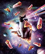 Image result for Flying Pizza Laser Cat