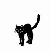 Image result for Halloween Cat Black and White
