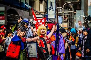 Image result for Street Parties in Japan On Halloween