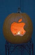 Image result for Red Apple On Pumpkin