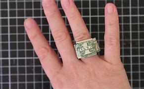 Image result for How to Make a Ring Out of a Dollar Bill Easy