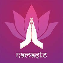Image result for Namaste Om Symbol and Lotus Flower