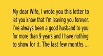 Image result for Funny Divorce Letter