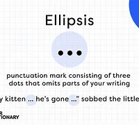 Image result for Ellipsis