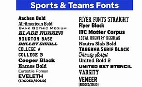 Image result for Sports Jersey Font