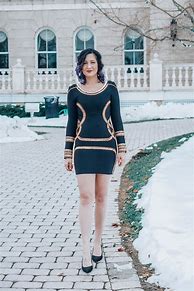 Image result for Vinyl Bodycon Dress Poshmark