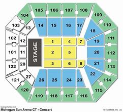 Image result for Mohegan Sun Arena Seat Chart