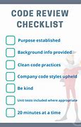 Image result for Code Review Checklist