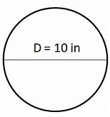 Image result for 10 Inches Circle