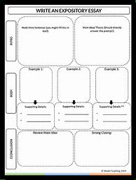 Image result for Expository Essay Graphic Organizer