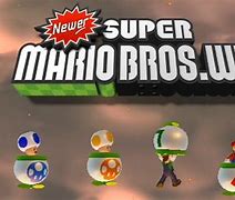 Image result for New Super Mario Bros. Wii Title Screen