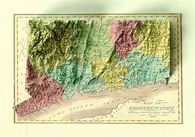 Image result for Topographical Map of Connecticut