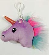 Image result for Sittng Purple and Pink Unicorn Plush Keychain
