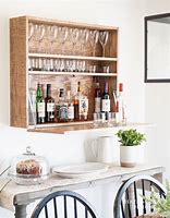 Image result for Wall Mounted Bar Design