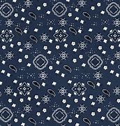 Image result for Navy Blue Bandana Fabric