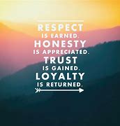Image result for Respect vs Loyalty