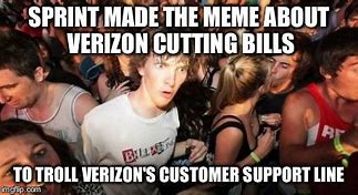 Image result for Verizon vs Sprint Meme