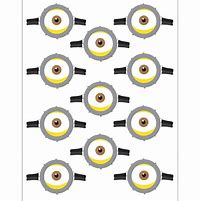 Image result for Minions Eyes Cut Out
